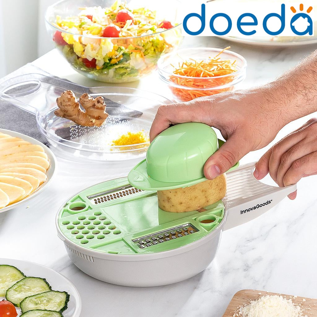 Grattugia multifunzione 6 in 1 con ricettario “GrattAffetta”