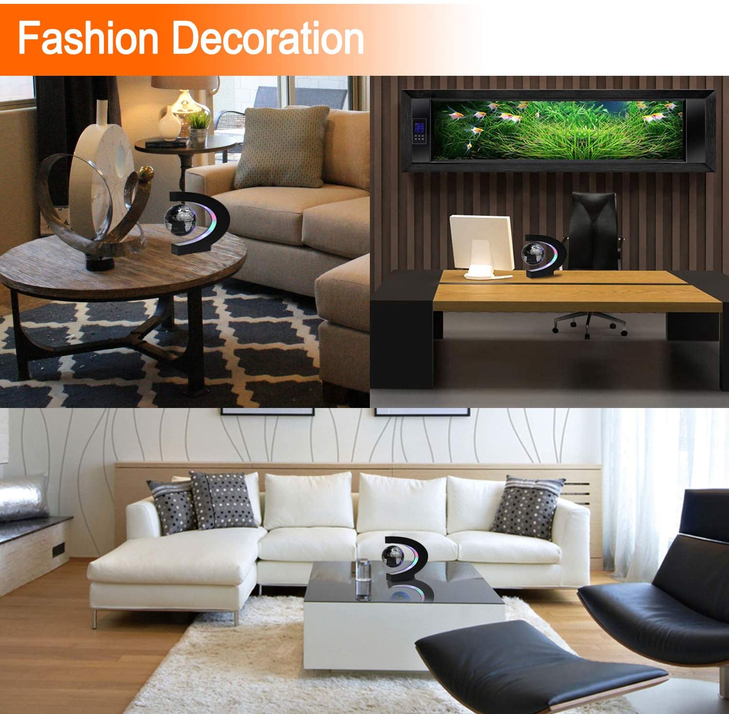 Mappamondo fluttuante "Magnetic LED Globe"